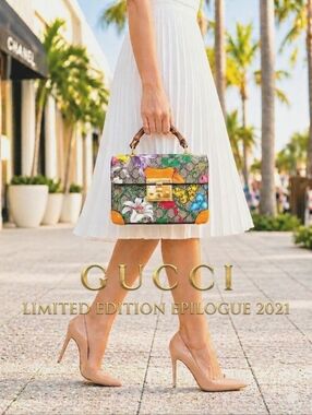 Gucci Padlock Small GG Flora Bamboo Colección Epilogue 2021 Limited Edition✨️